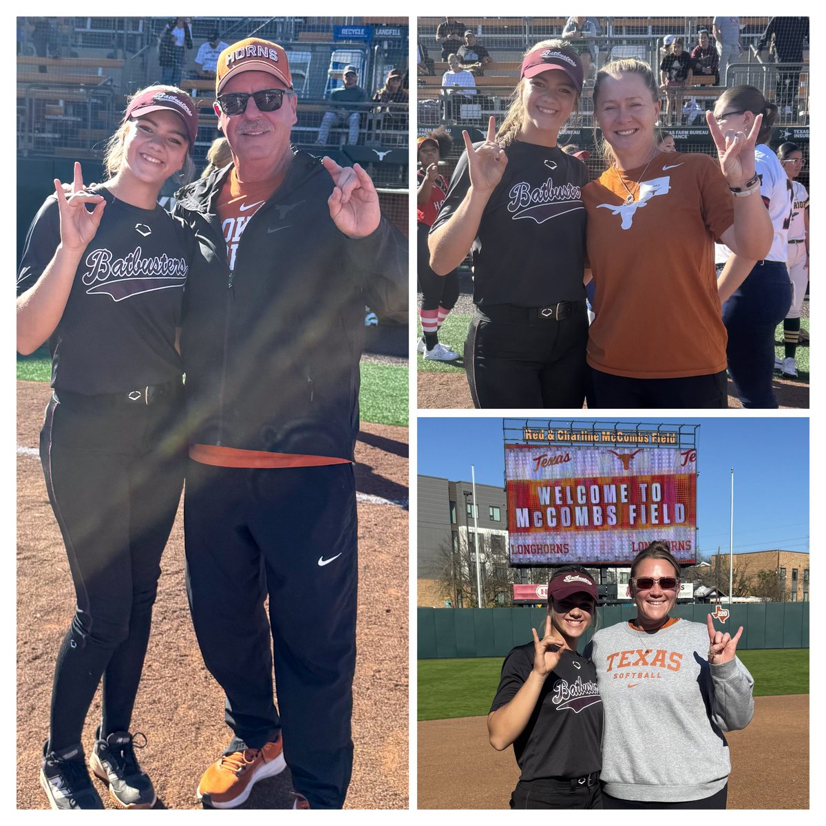 HattieMacumber's tweet photo. From Austin vibes to elite coaching 🔥🥎 So thankful for the invite to @TexasSoftball T.H.E Camp and the opportunity to learn and have fun! @TexasCoachWhite @EhrenEarleywine @UT_CoachZ @PattieeeRuthhh #OCBatbusters #LegacyMaroon https://t.co/PscrXIDMsi