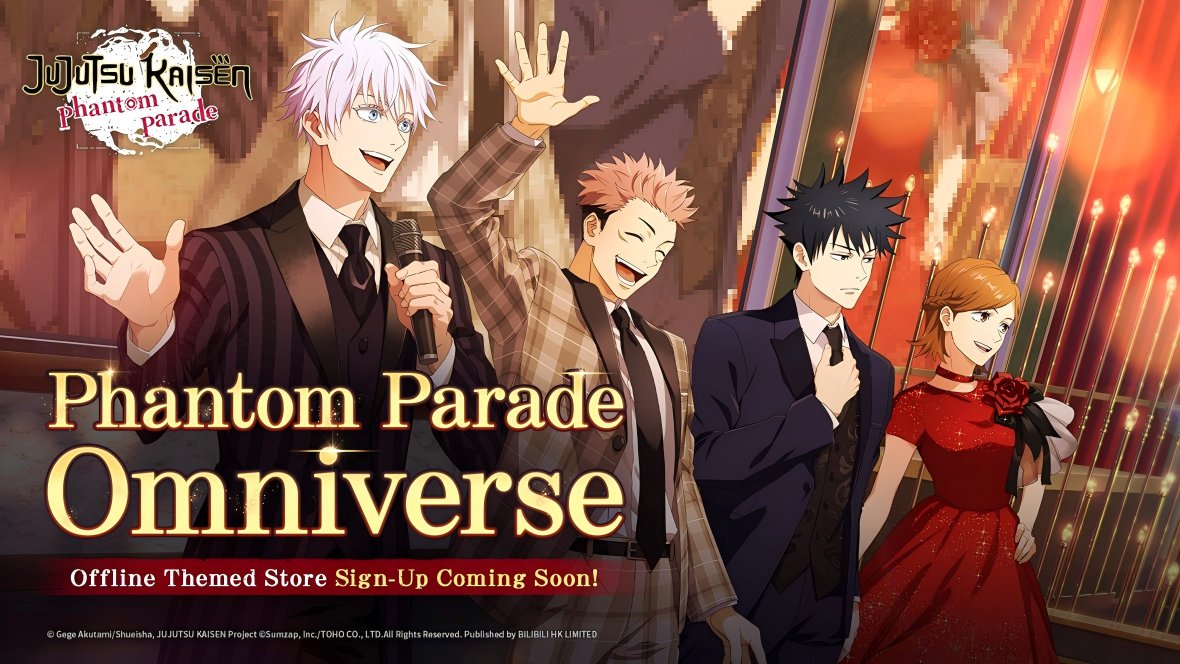 JJKPP_GL's tweet image. ◤#JujutsuKaisenPhantomParade◢
 [Phantom Parade Omniverse] Offline Themed Store coming soon!
 
 Thank you very much for your support!
 We will open Offline Themed Stores in Los Angeles and Seoul in January 2026!
 At the event, everyone will be able to experience the "Jujutsu…