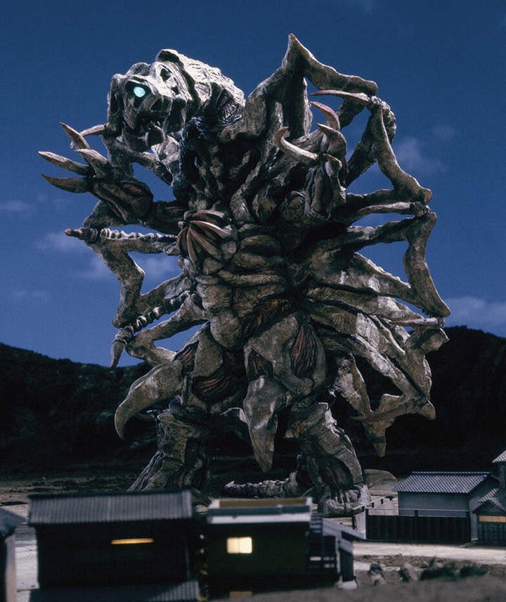 ROCKINHOPPER's tweet image. shoutout to the kaijus from ultraman nexus, freaky fuckers