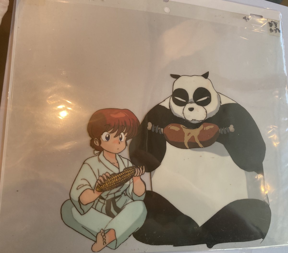 やったぜ！こちらもお迎えできました☺️ #らんま #セル画