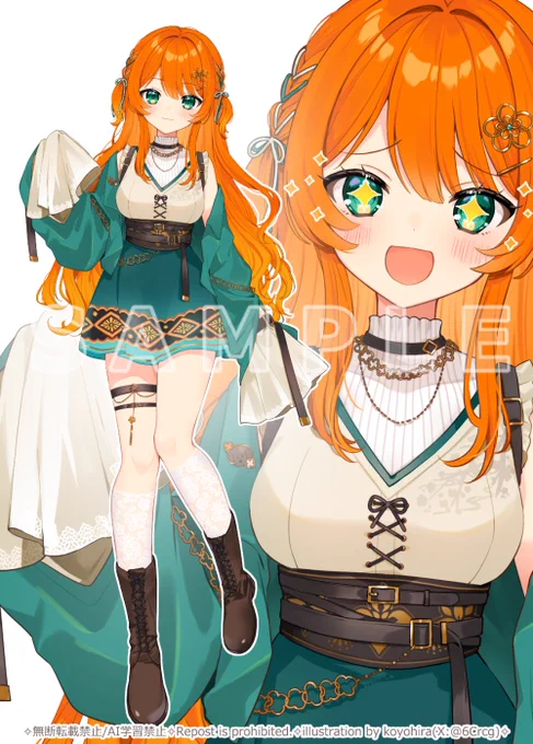 渋谷彩乃様()の配信用の新ビジュアルを制作させていただきました かわいい表情もたくさんお付けしておりますよろしくお願いいたします!