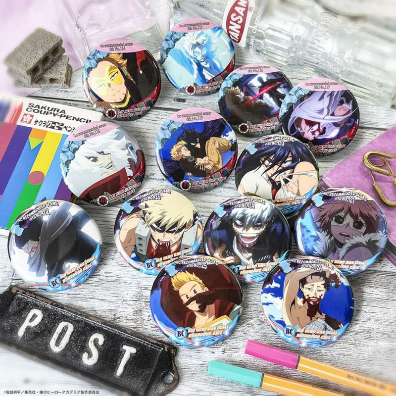 heroaca_a #ヒロアカ 【🎖Excellent scene 缶バッジ🎖】 キャラ展開は