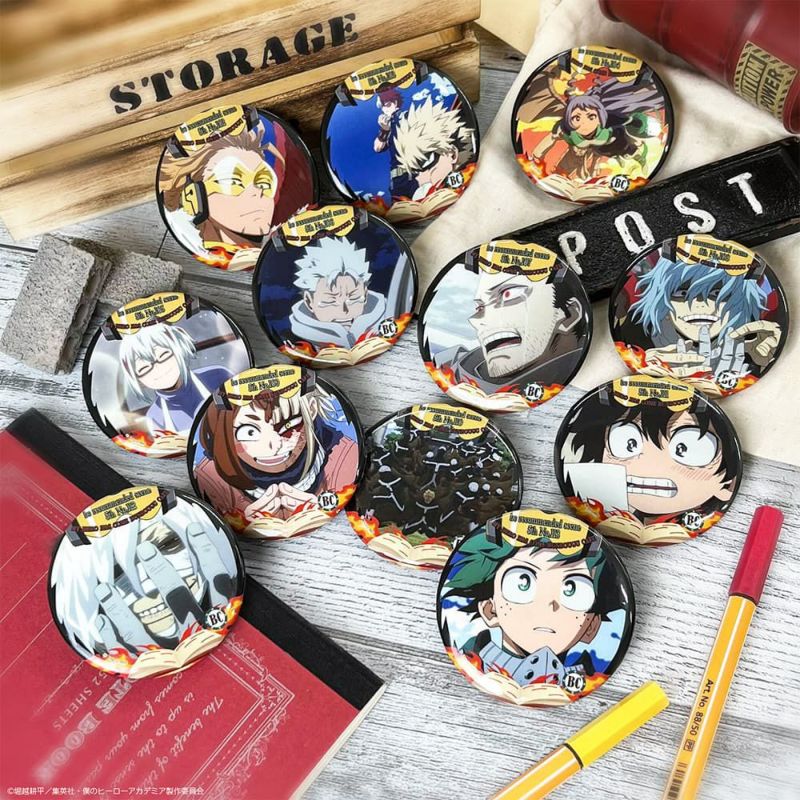 heroaca_a #ヒロアカ 【🎖Excellent scene 缶バッジ🎖】 キャラ展開は
