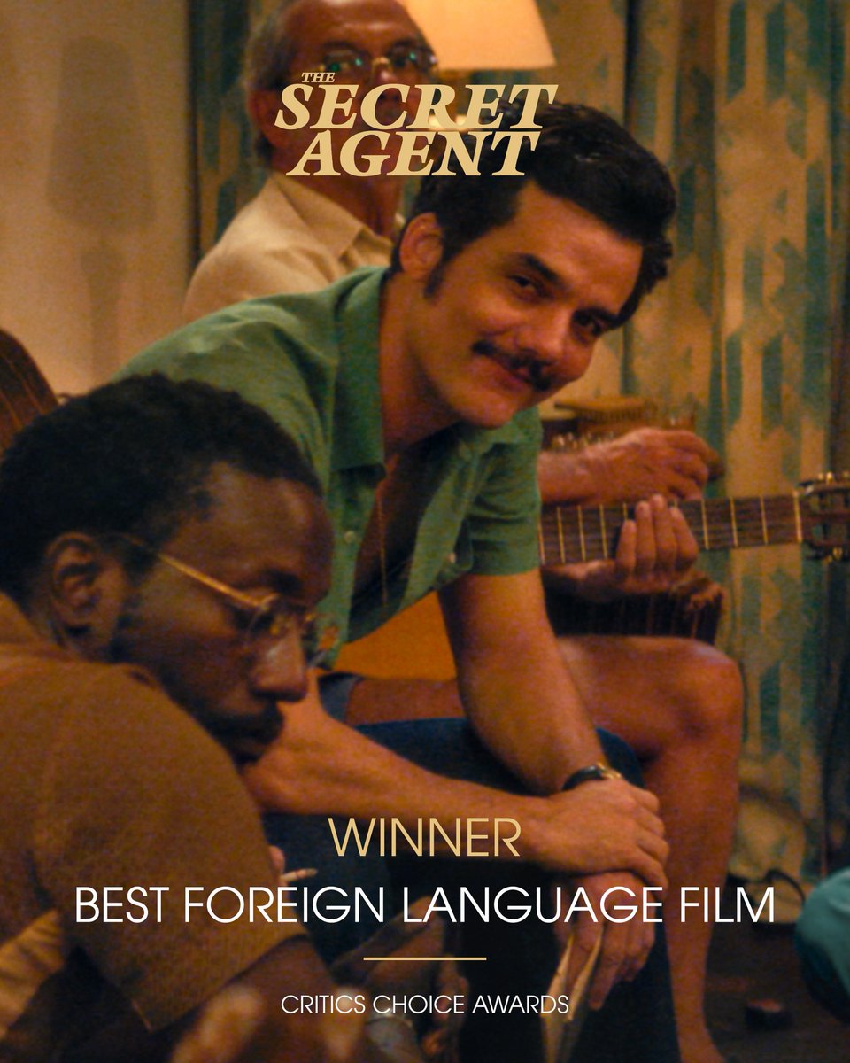 papersil's tweet image. Foi ridículo e desrespeitoso a forma que anunciaram e entregaram o prêmio para #OAgenteSecreto, principalmente se comparado com o ano anterior com Emília Perez.

Mas pelo menos levamos esse merecidamente.