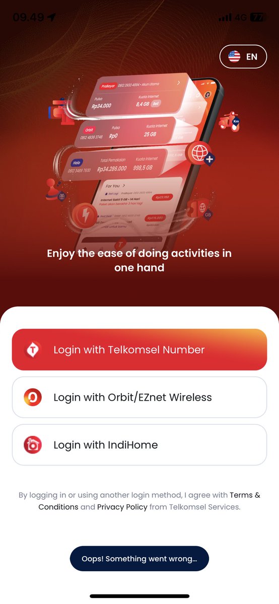mau masuk aplikasinya aja susah banget. gembel. <a href="/Telkomsel/">Telkomsel</a>