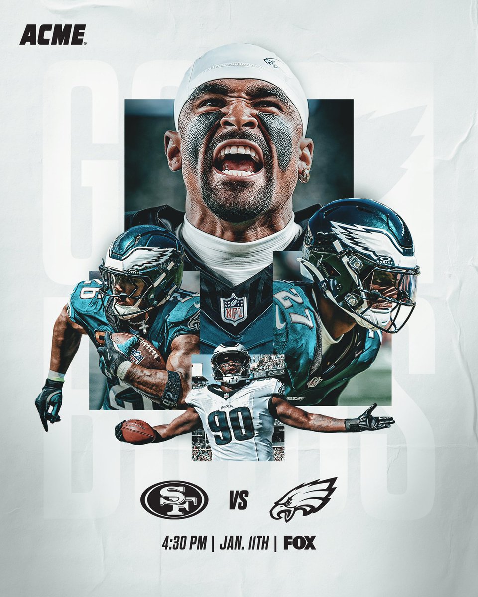 Eagles's tweet image. See you Sunday

@acmemarkets | #FlyEaglesFly