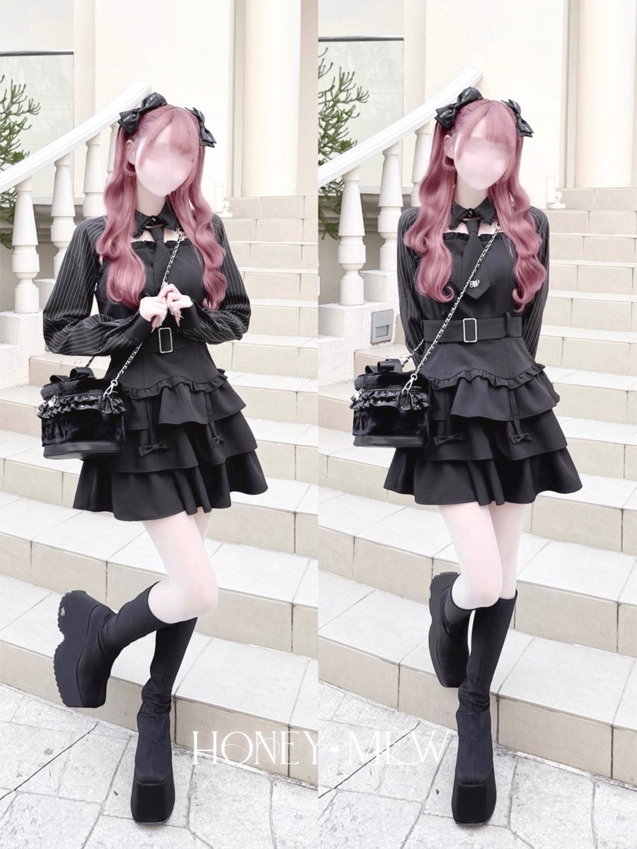 ┈ ♥︎ 𝑵𝒆𝒘 𝑨𝒓𝒓𝒊𝒗𝒂𝒍 ♥︎ ┈ Necktie Ensemble Frill One