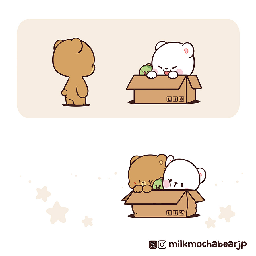 📦📦📦💭

#milkandmocha
#milkmochabear
#ミルモカ