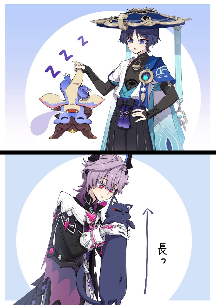 momotomi000's tweet image. ネコとドラゴン
#原神 #genshinimpact #HoYocreators #genshinlove
#Wanderer #放浪者 #ドゥリン #Durin