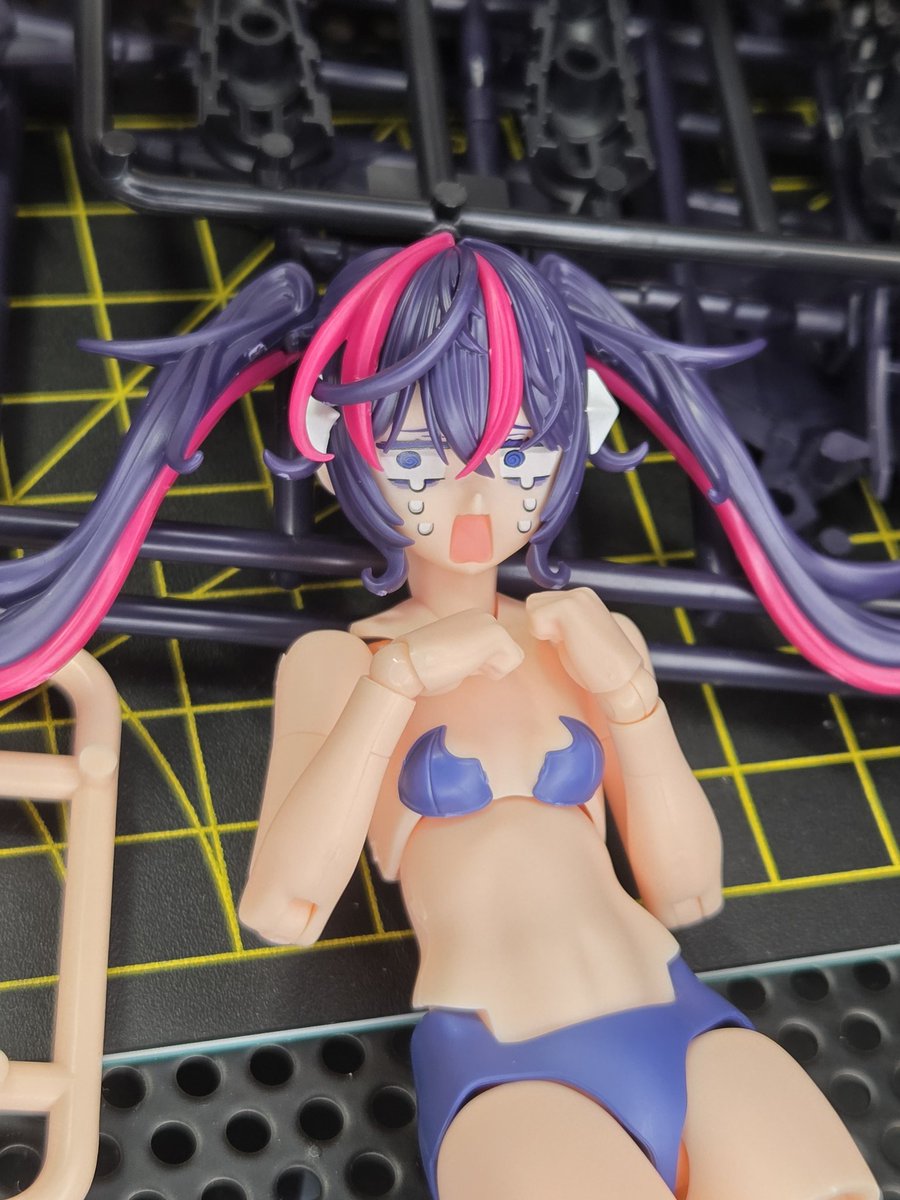 いや、ちゃうんすよ… ただ、プラモデル作ってるだけなんですよ…(ヾﾉ・ω