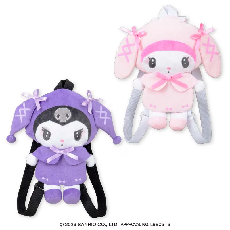 1月2週より順次登場 マイメロディ♡クロミ 月夜のメロクロぬいぐるみ