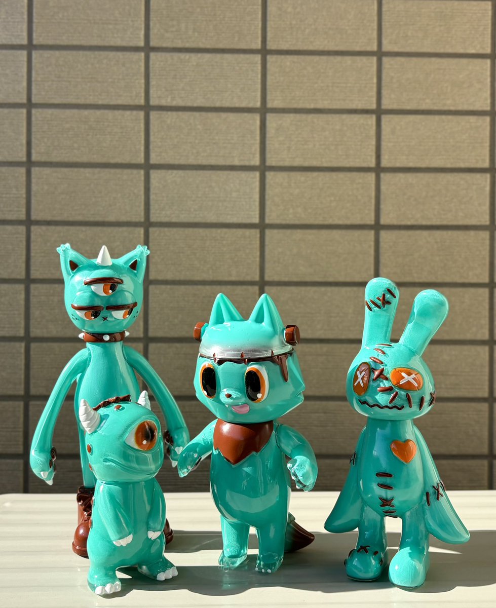 ソフビ Bite Morph サンセットビーチ ツギハギRicky ソフビ Bite Morph