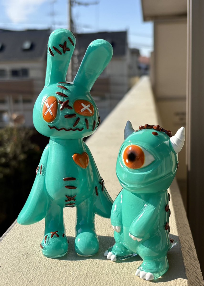 ミント♡様 みんみんさん@bitemorph からチョコミントな奴らをお迎え。待っていた