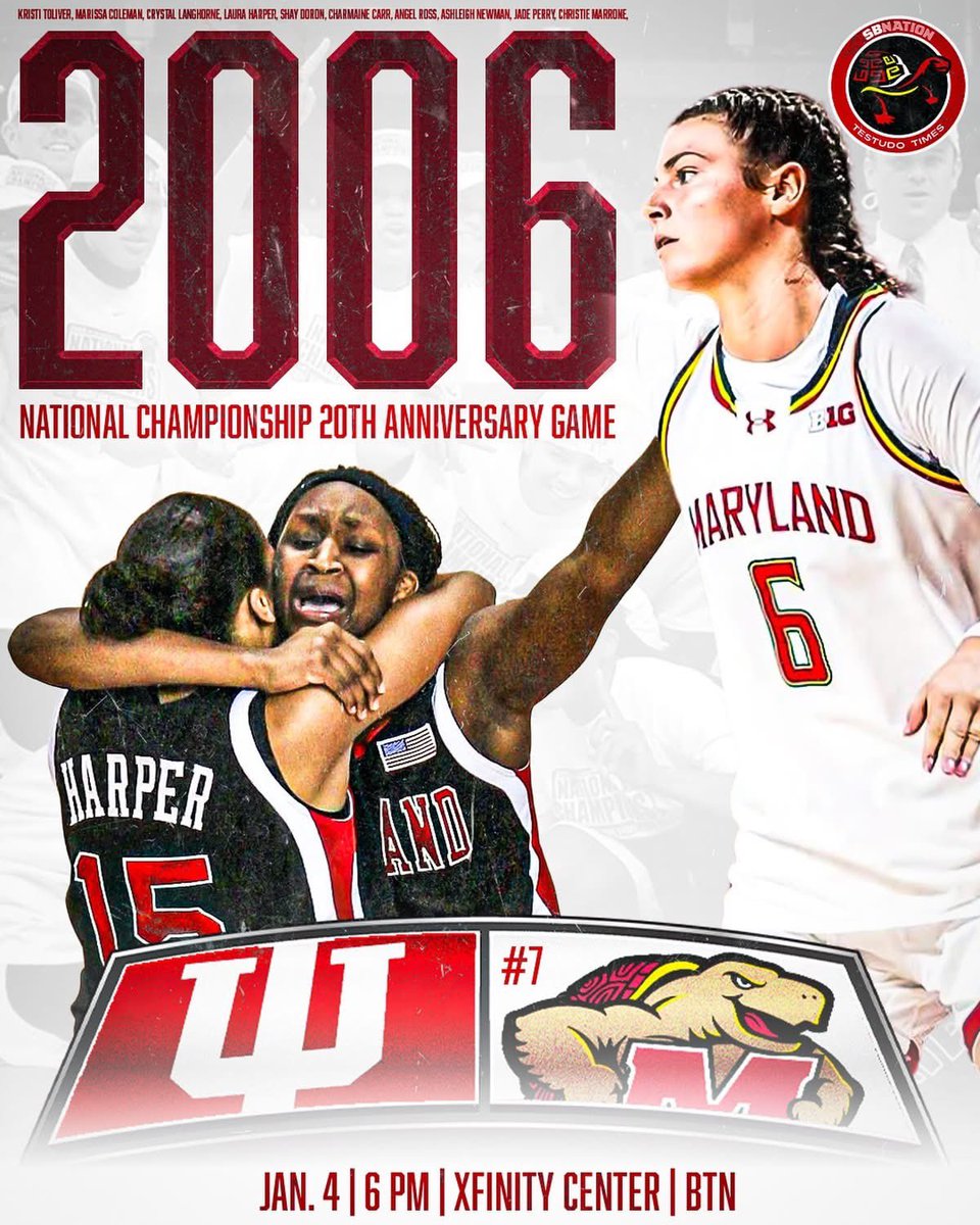 On the mic tonight announcing <a href="/TerpsWBB/">Maryland Women’s Basketball</a> vs Indiana at Xfinity Center and celebrating the 2006 NCAA Championship team! #GoTerps #FearTheTurtle 🐢🏀🐢🏀