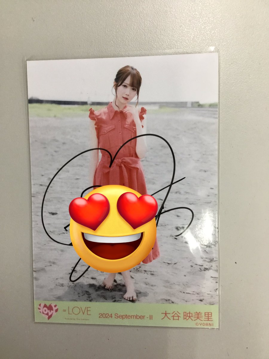 イコラブちゃん 大谷映美里さんの直筆サイン入り生写真入荷です！！