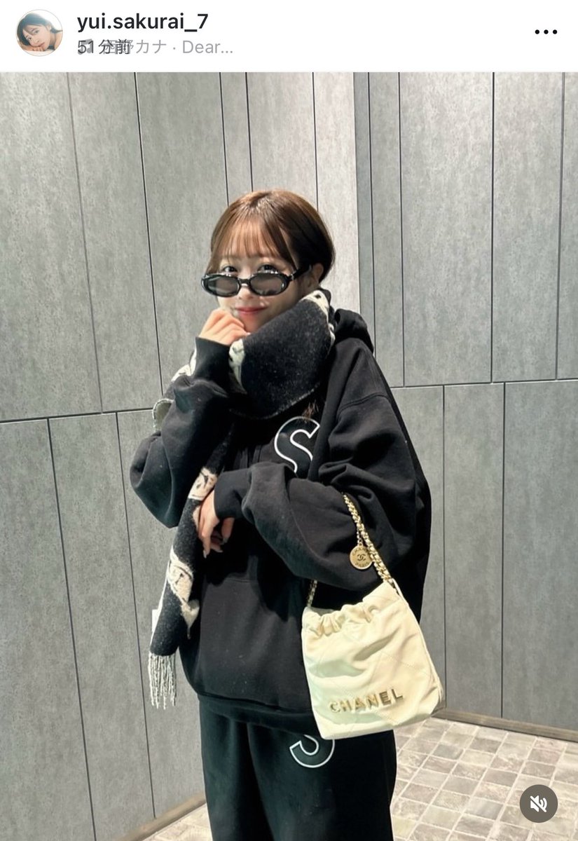 FRUITS ZIPPER 櫻井優衣 インスタに掲載 CHANEL シャネル 「CHANEL 22