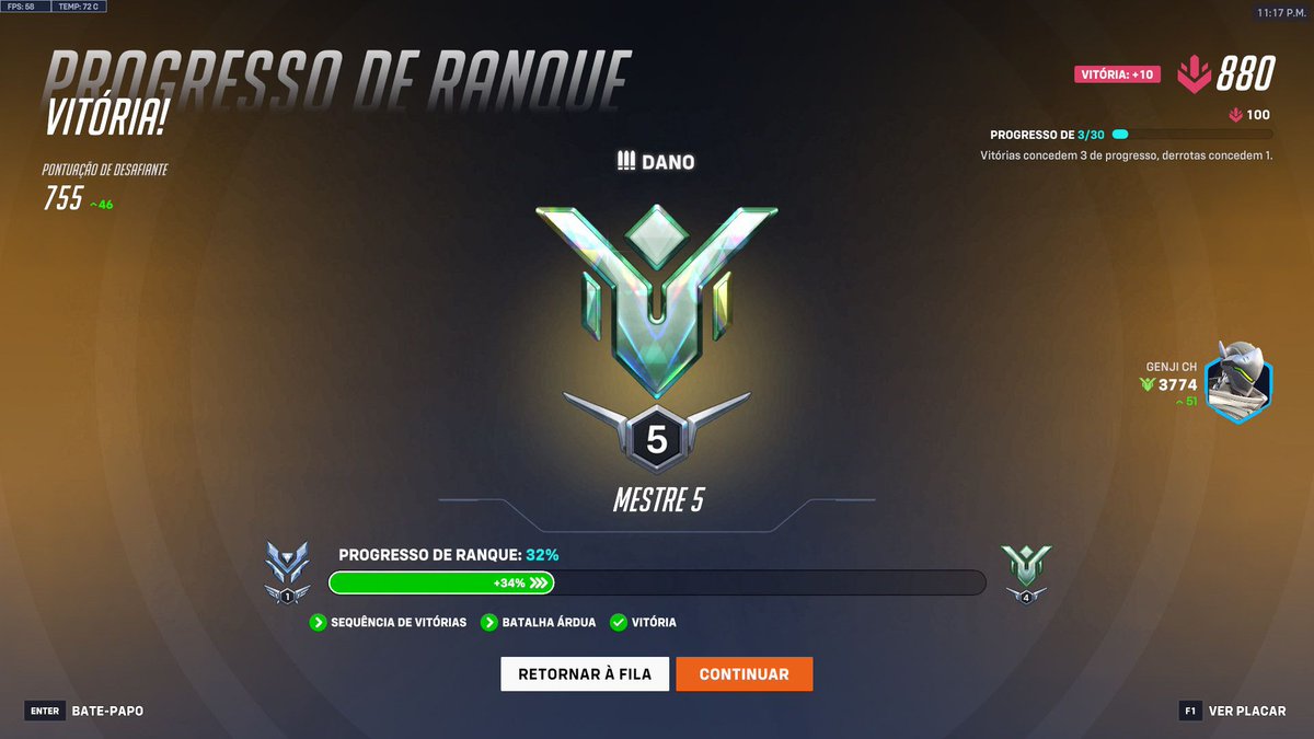 Notless408's tweet image. Depois de cair do Dima pro Plat nessa season, cheguei no Mestre pela primeira vez LETS GOOOOO
(Já tô quase caindo pro Diamante de novo mas eu cheguei lá então estou feliz kek)
#overwatch2 #overwatch