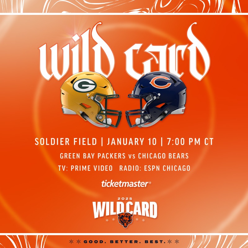 ChicagoBears's tweet photo. The stage is set.