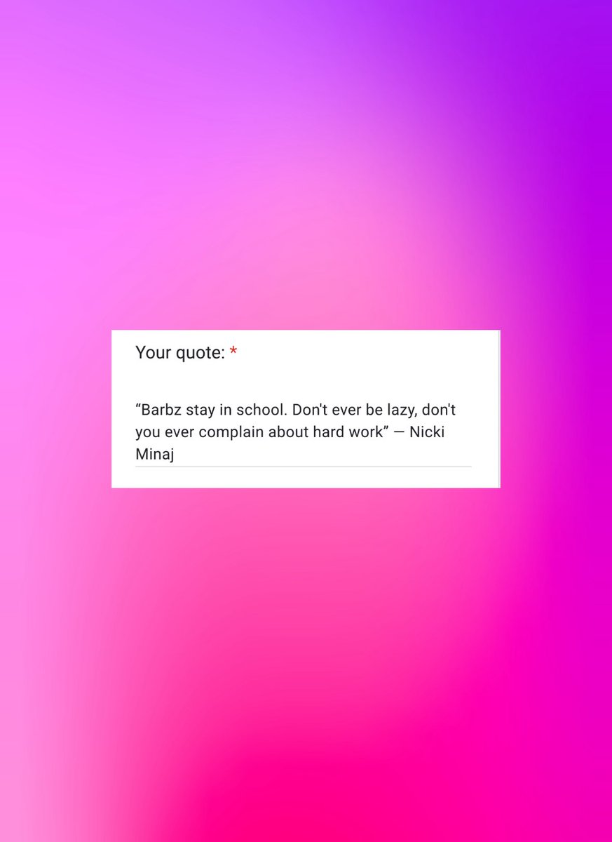 Barbiana_Tingz's tweet image. I graduate this year and it wouldn’t be a senior quote if I didn’t do a quote by the Queen! 🩷 @NICKIMINAJ #nickiquotes #classof2026 #senioryear #seniorquotes I love you &amp;amp; thank you! 🙏🏼