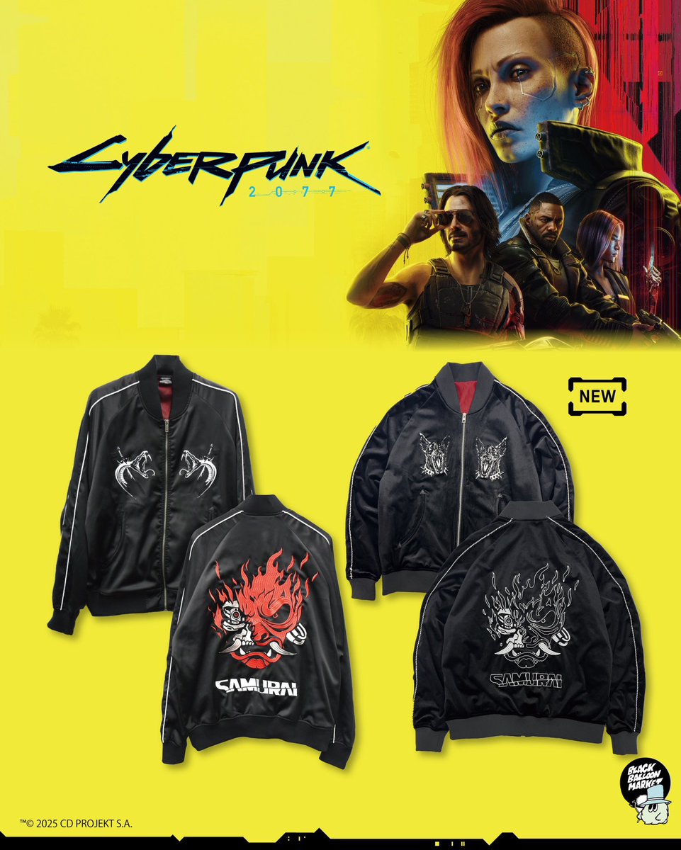 Cyberpunk 2077(サイバーパンク2077)」 新作スカジャン登場！ 下記