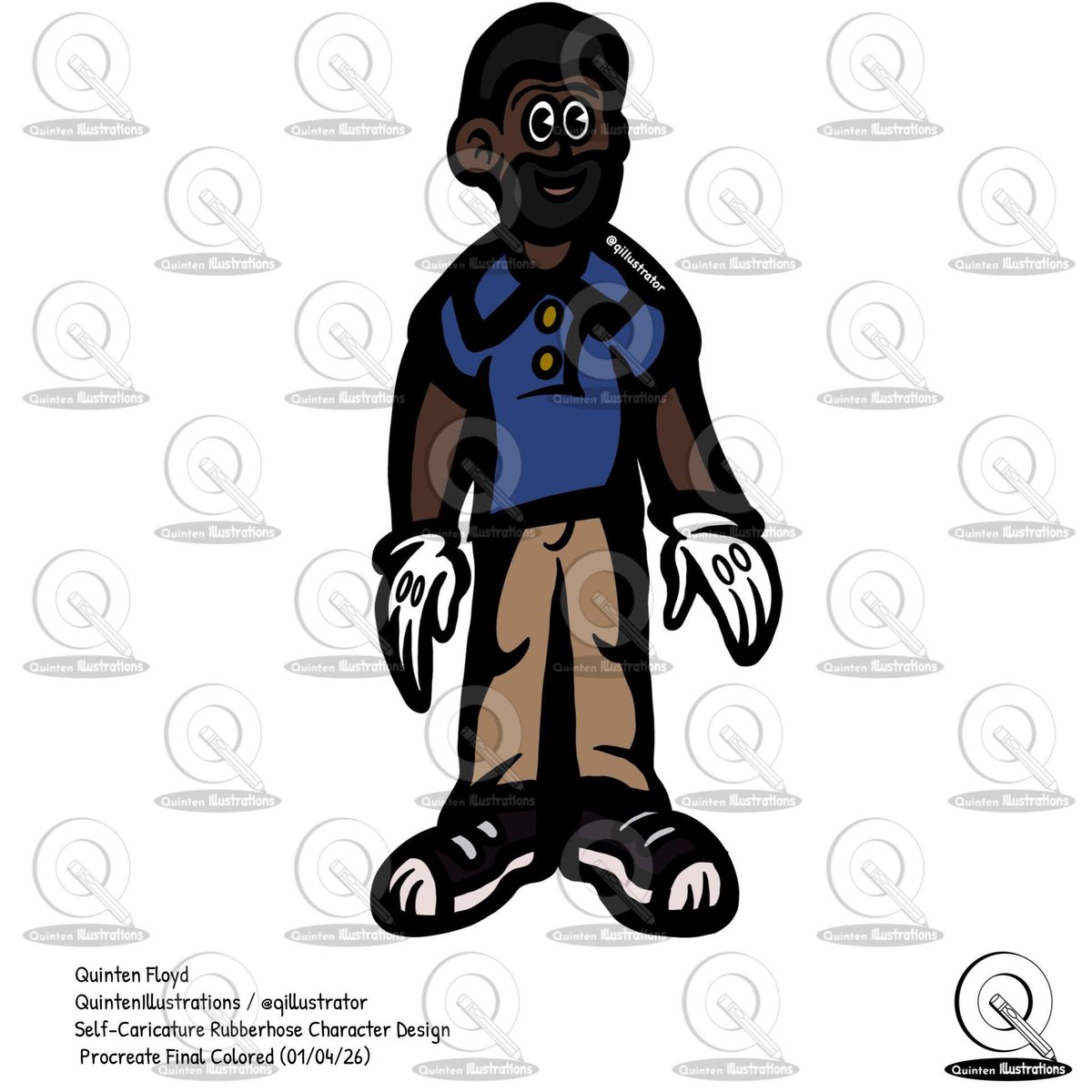 QIllustrates's tweet photo. π¨πΎβπ¨ Hereβs my design process & reel of myself as a retro cartoon character. π€ͺπ₯ππΎππ¨π¨πΎβπ¨
#Procreate #CharacterDesign #OC #HumanArtist #BlackArtist #Cartoonist #Caricature #Cartoon #Rubberhose #RubberhoseCharacter #CartoonCharacter #ShareCreativity #QuintenIllustrations https://t.co/zcxMoHoENY