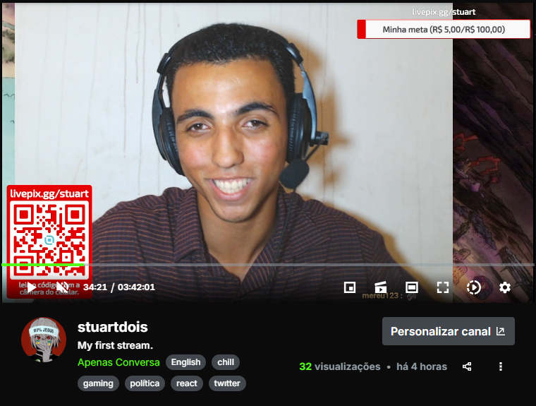 Stuart, o secundário tweet media