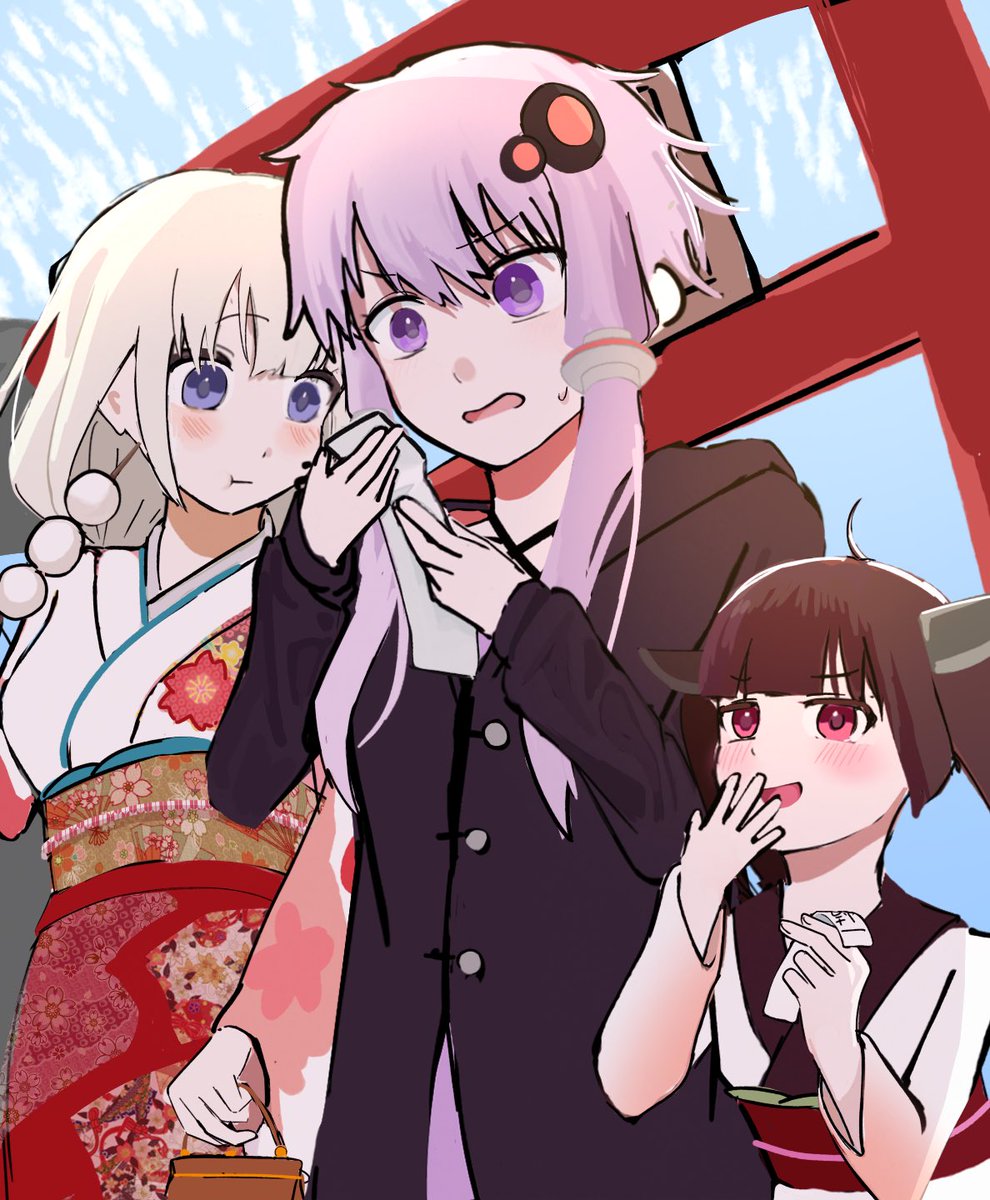 UB340's tweet image. きずゆづきりと初詣とおみくじ