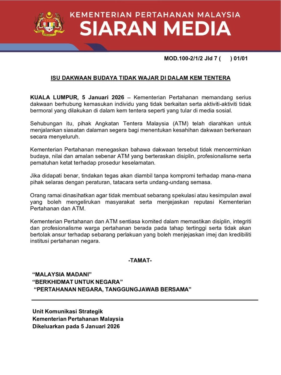 projekhitam's tweet photo. Sebodoh-bodoh kejahatan adalah jenis yang suka paksa orang lain buat jahat sama. Semoga dibuang kerja. 

*Dont shit where you eat. https://t.co/LPcCDkh4Hs