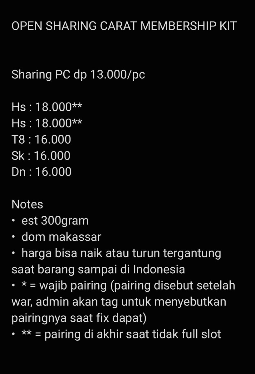 1996jww_'s tweet image. [Help RT]

OPEN SHARING CARAT MEMBERSHIP KIT