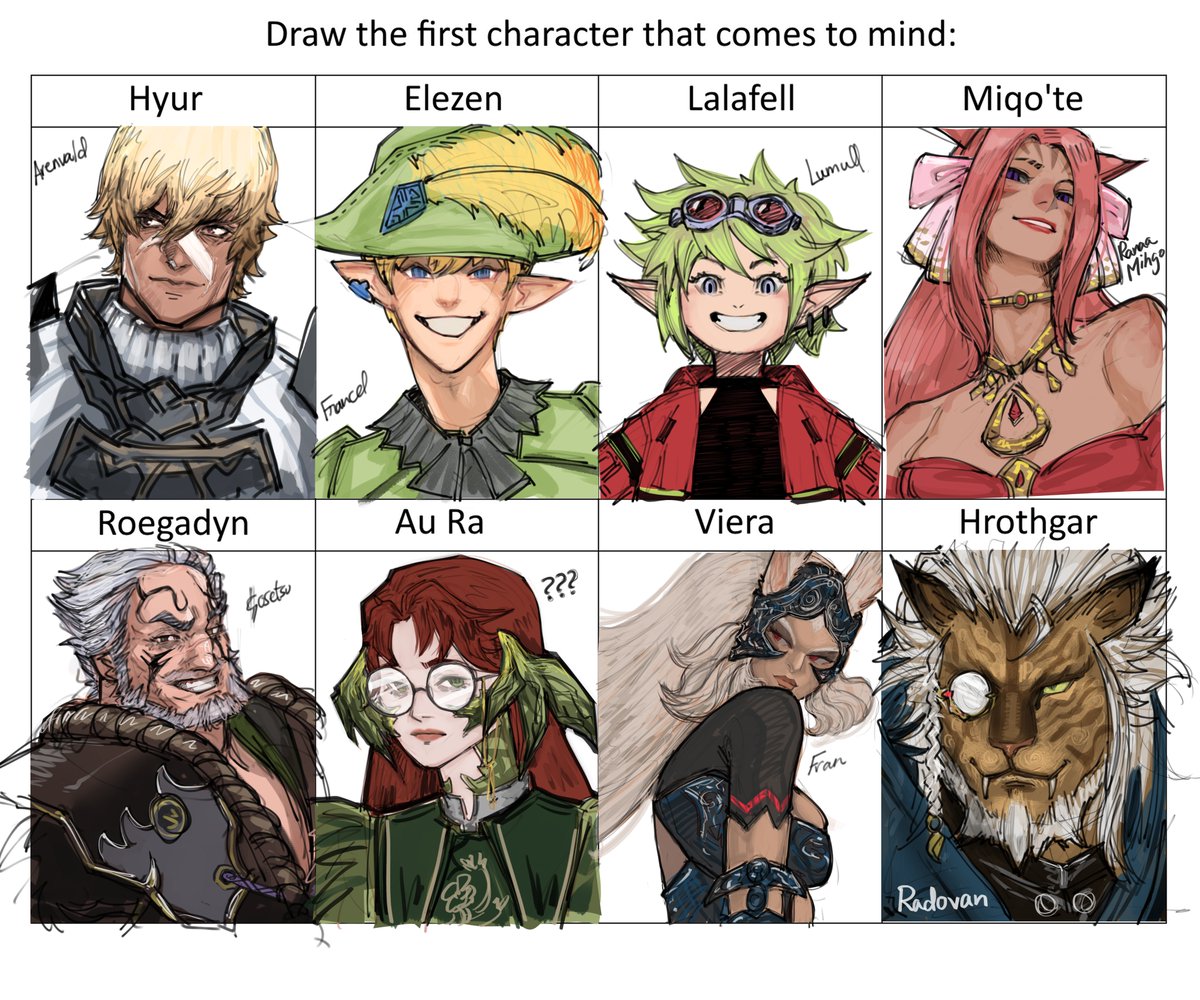 hash1992's tweet image. Finally dragged myself kicking and screaming into doing some fanart. Hopefully that will inform some of my output for the rest of the year lol.  
#ffxiv #ffxivart