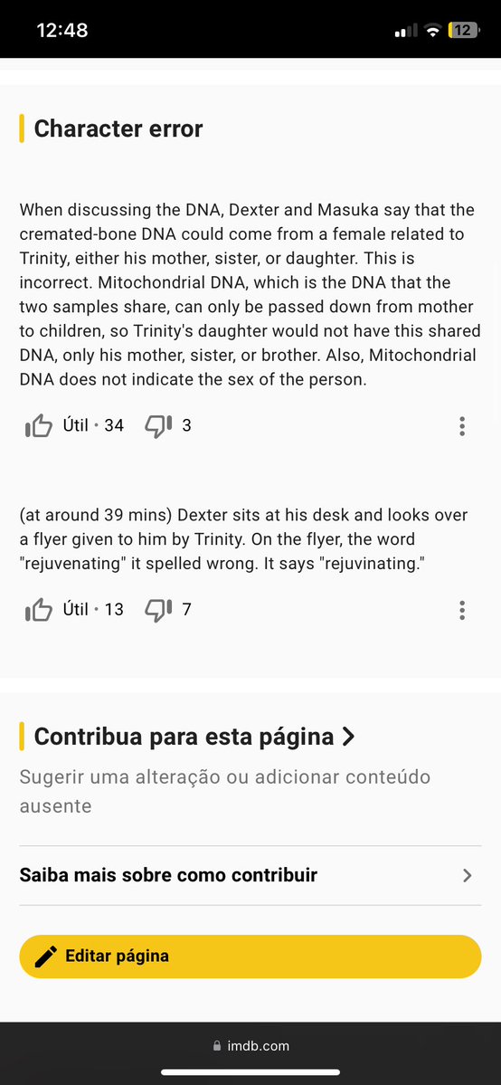 achei um erro em dexter daí quando eu pensei q eu era a primeira já acharam bem antes de mim aff isso que da vê o bgl +10 anos depois