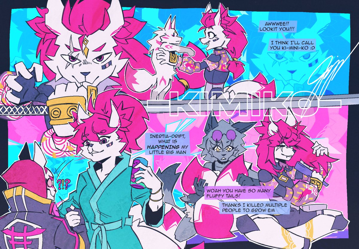 JojoDelte's tweet image. Starting my year with Kimiko doodles #KimikoFiveTails