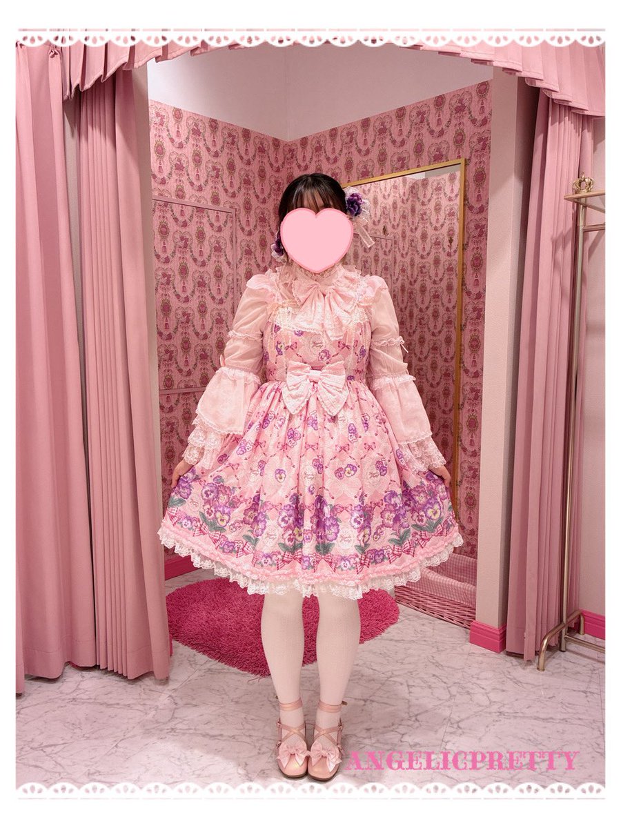 📸お客様スナップ📸 💐Lacy Pansy💐 ピンクコーデで遊びに来て下さい