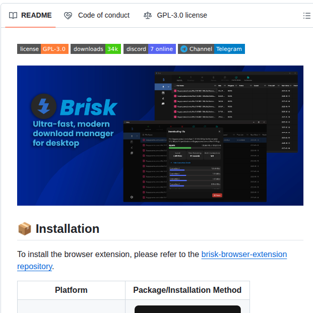 Download manager with browser integration

github.com/AminBhst/brisk/