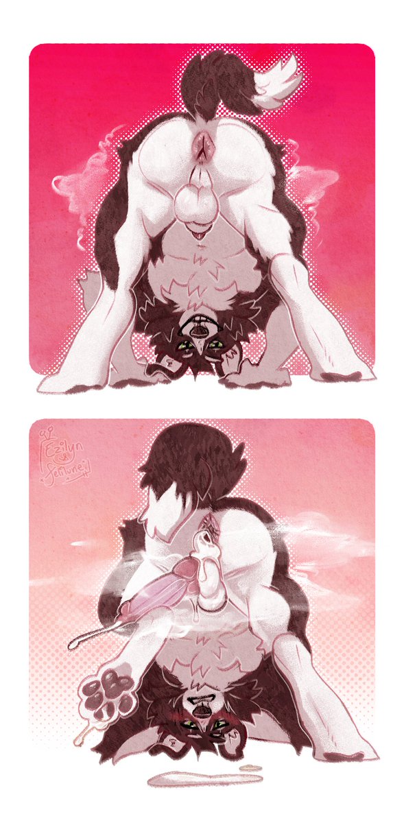 not so tough now, are ya? 

. simple illustration set for <a href="/SkuwuWoof/">Dog Stink</a> !
. coloured by <a href="/EzEzilyn/">🔞 Ezilyn // 🏳️‍⚧️ 🦈</a> !