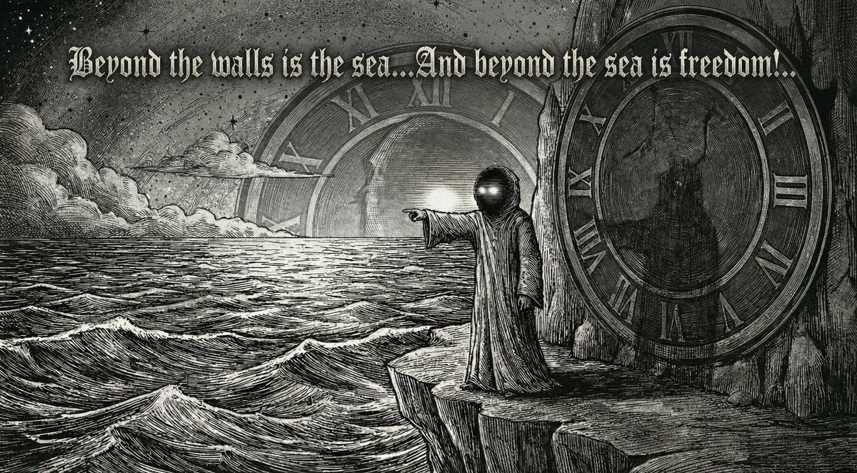 DumbLFG's tweet photo. Beyond the walls is the sea... And beyond the sea is freedom!..🕊️
   @MrFreeman0  #MrFreeman https://t.co/kLrxX9mKra