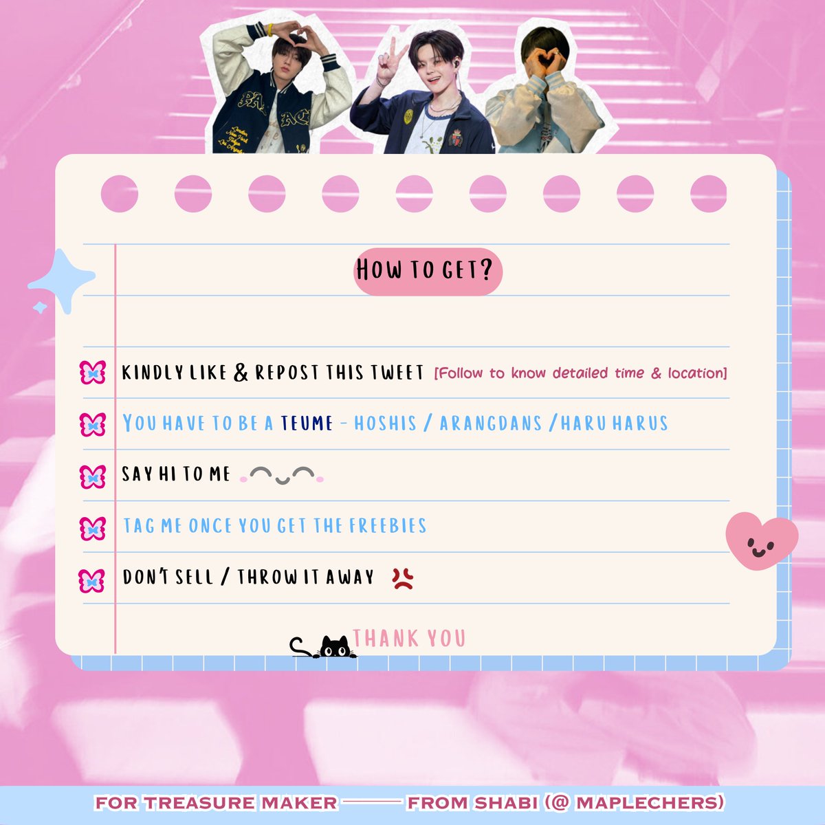maplechers's tweet image. ⋆.˚✮ FREEBIES PULSE ON TOUR in JAKARTA ✮˚.⋆
by @maplechers

🗓️ April 26th, 2026 [Day 2]
📍Indonesia Arena, JKT

➜ Each member's preview set is in the 2nd tweet

𖹭 repost &amp;amp; like are appreciated 
𖹭 limited quantity

𑣲 open for trade

#PULSE_ON_JAKARTA #TREASURE