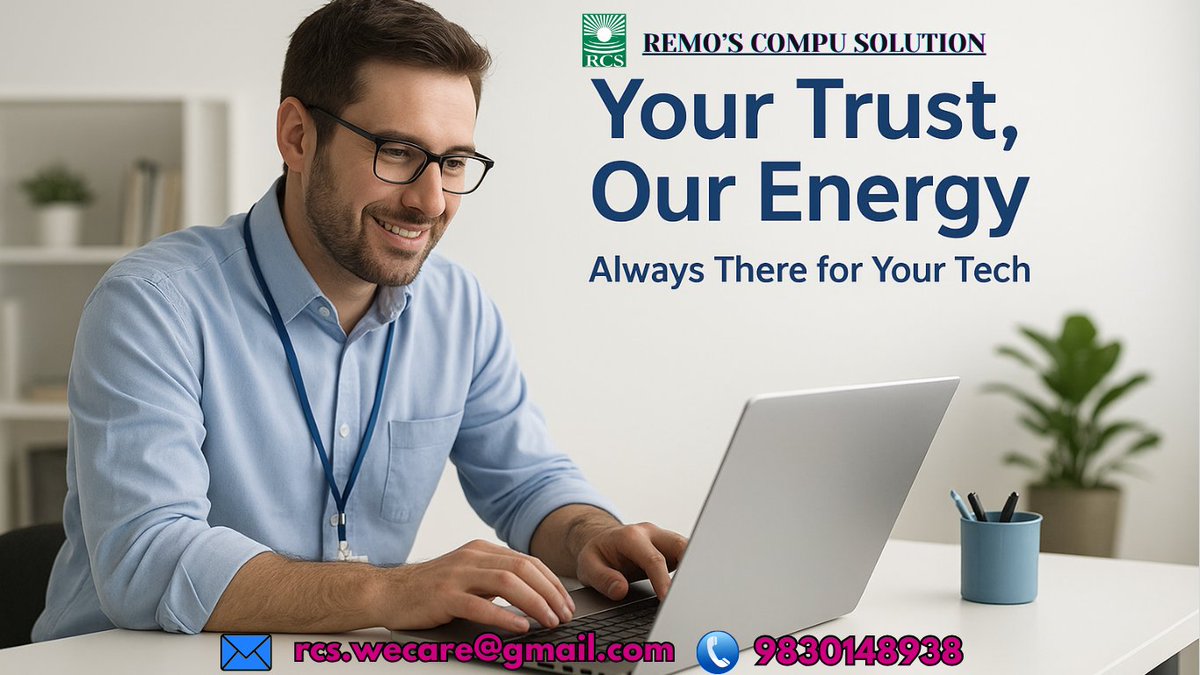 RcsShop31's tweet photo. Care That Builds Trust 🤝💻

Every repair, every service—handled like it’s our own system. No shortcuts, no excuses, just honest care that keeps your tech (and trust) running strong 🔥✨

CALL NOW : 9830148938

#BuiltOnTrust #TechWithCare #HonestRepairs #WeCareTooMuch 😎 https://t.co/rKAZaaB1w0