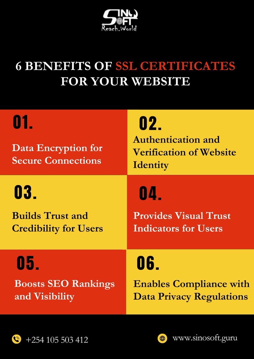 SinosoftC's tweet photo. At Sino Soft Limited, we help businesses implement secure and reliable websites that protect both your brand and your users.

Secure your website with SSL Certificates. Get Started Now: https://t.co/R8qPZcRCA1
#SSLcertificate #Websitesecurity #Sinosoft https://t.co/3Y4i6ftkr4