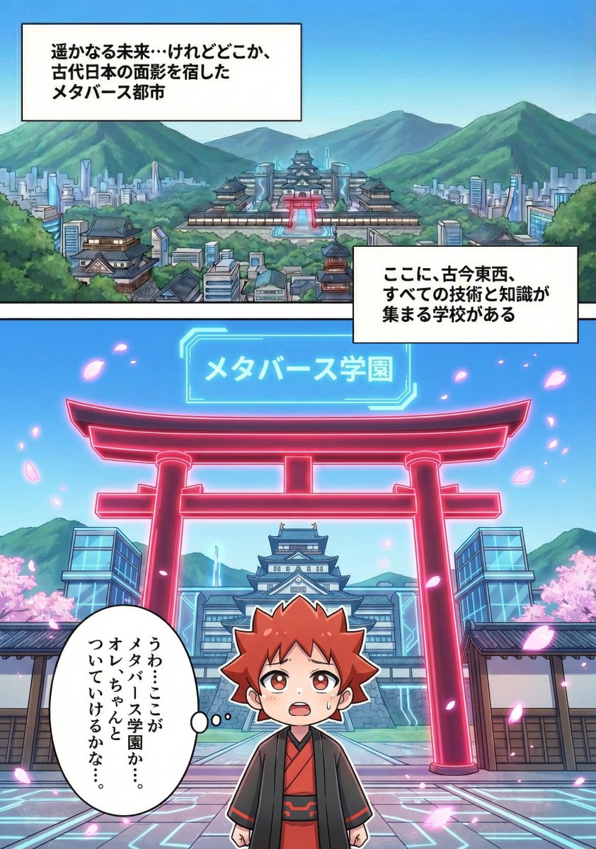 【メタバース学園】 プロローグ (1/3)