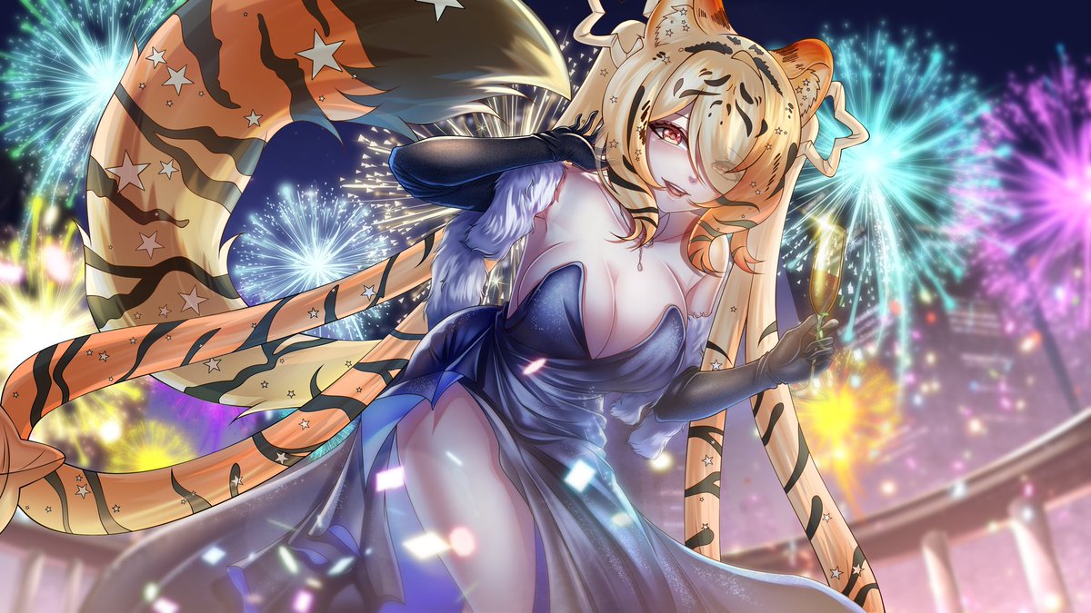 Happy new year Starlights💞🎇🎇
🎨: <a href="/keikohanachan/">KeikoHanachan✨ | Comm open</a> 
#HappyNewYear #HappyNewYear2026