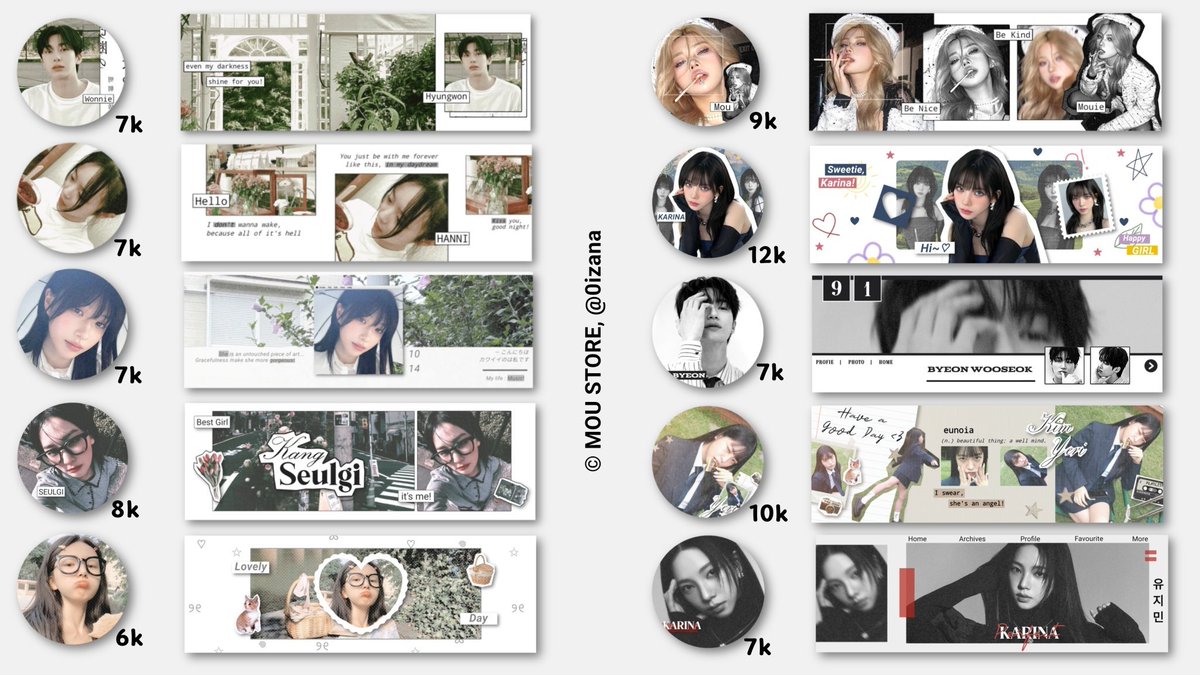 0izana's tweet image. Hello ~ (⁠≧⁠▽⁠≦⁠)  Mou open layout by request, nih! Ada single - couple, gemes - classy (more katalog dan pl cek pinned) 🌷 #zonauang