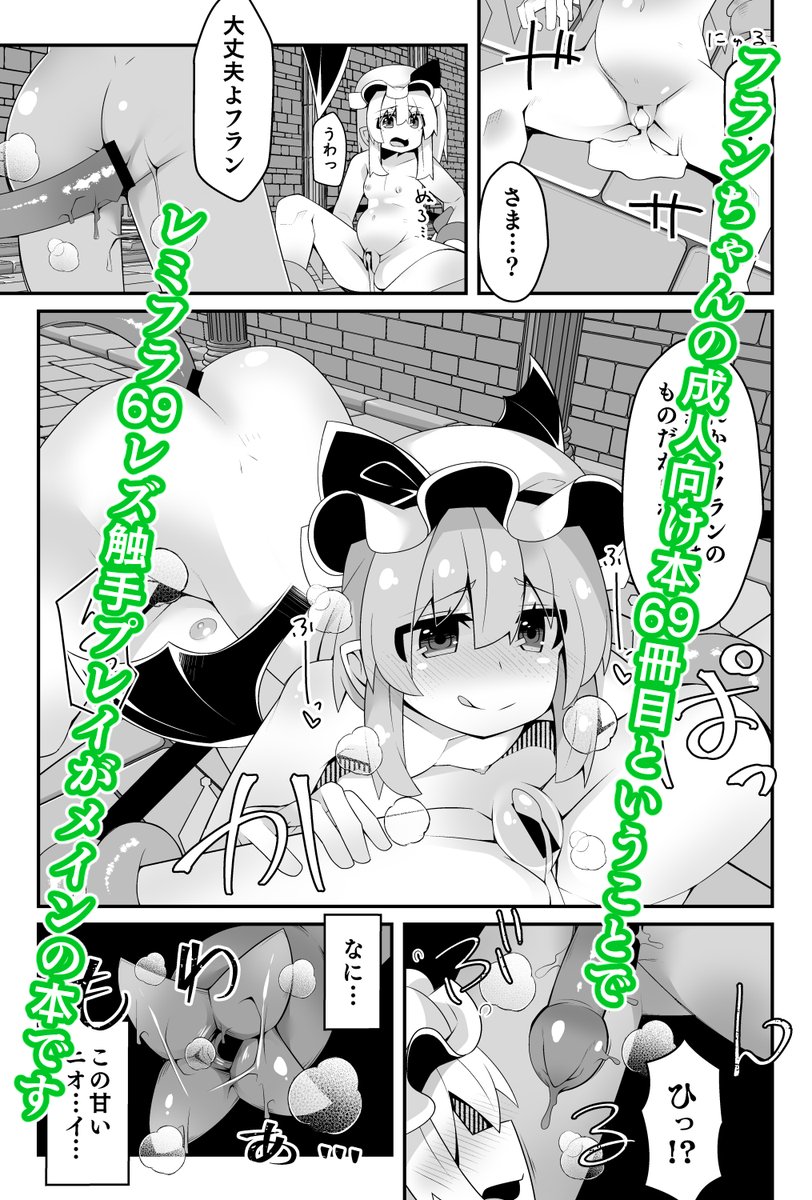 コミックマーケット107の電子書籍販売が始まりました
69冊目なのでレミフラ触手69本です
通販もやっていますのでよろしくお願いいたします
URLはリプライに置いておきます! 