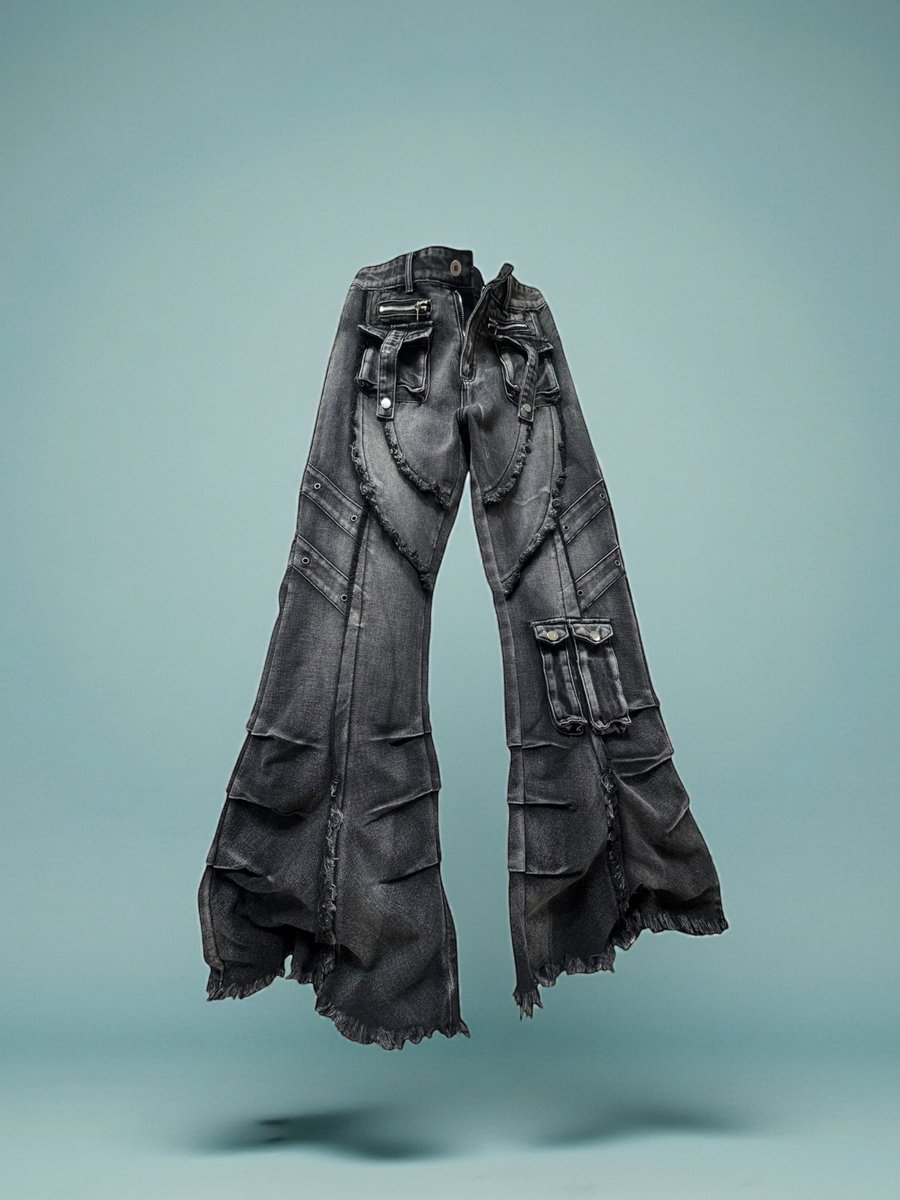 * ॑꒳ ॑*)美シルエット 処分SALE★→デニムリメイク♥両面着用OK(