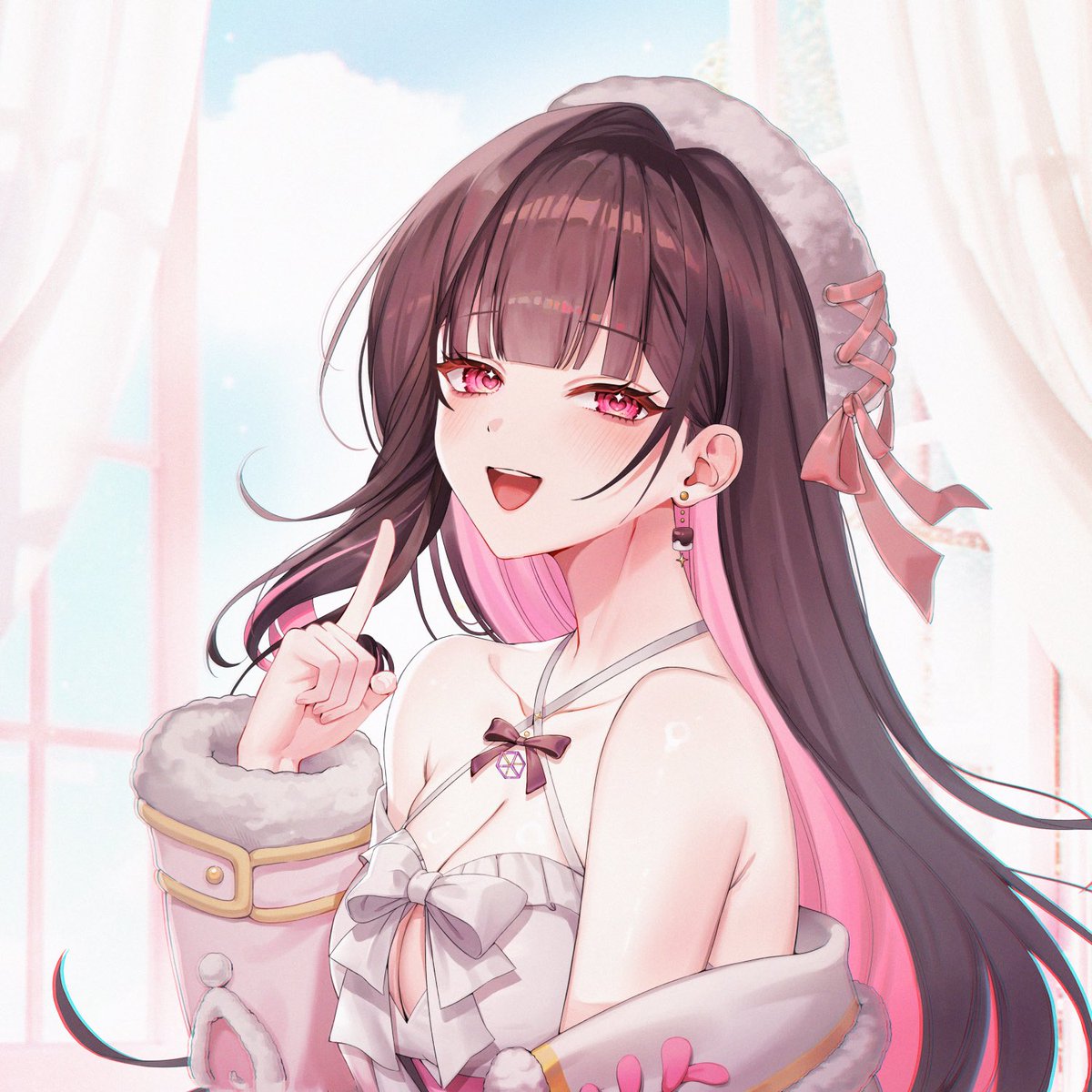 [🩷데뷔 D-day 1]
새해 맞이로 집안을 환기 시키며
겨울의 차가운 공기가 피부가 닿자
왕녀는 전율이 흐르는 느낌과 함께 
직감했습니다.

혈관 속의 초콜렛이 끓어오르는 기분.☕️
이제는 정말 세상 밖으로 나갈 때라는 것을.

“퐁당아. 너는 기억하지 못하지만,
우리는 아주 오래전부터 이어져있었어.