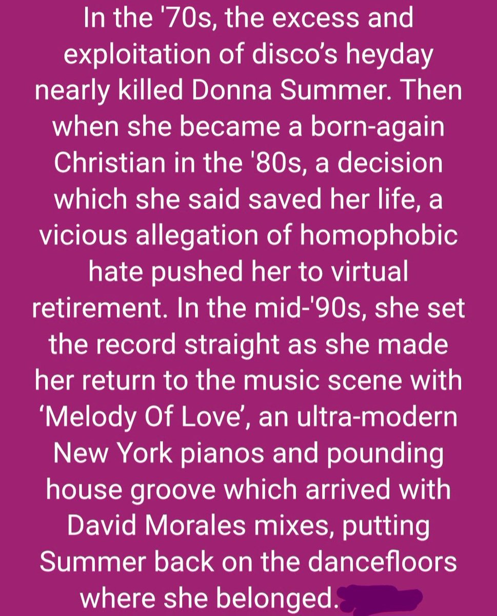 CoconutsRaining's tweet image. Donna Summer &amp;amp; Casablanca Records.
Pt. 1/3
#donnasummer