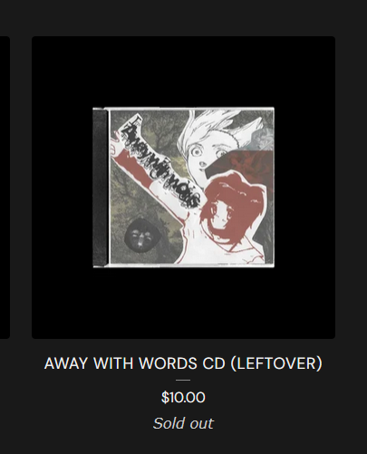 ARE YOU SERIOUS?!
DO YOU KNOW HOW MANY TIMES I CHECKED THEIR BANDCAMP HOPING FOR NEWS OF A CD?
I'VE LISTENED TO THIS 20 TIMES ON WINAMP ALONE
that's fine. whatever. i'll just wait for them to get popular so they have to make more. them and fallingwithscissors