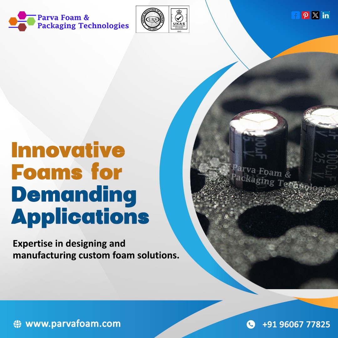 ParvaFoam38534's tweet image. Innovative Foams For Demanding Applications!
Expertise in designing and manufacturing custom foam solutions.
📞 Contact us :+91 96067 77825
🌐 Website: www.parvafoam.come
#HighPerformanceMaterials #engineeredfoams #ManufacturingExcellence #ManufacturingExcellence