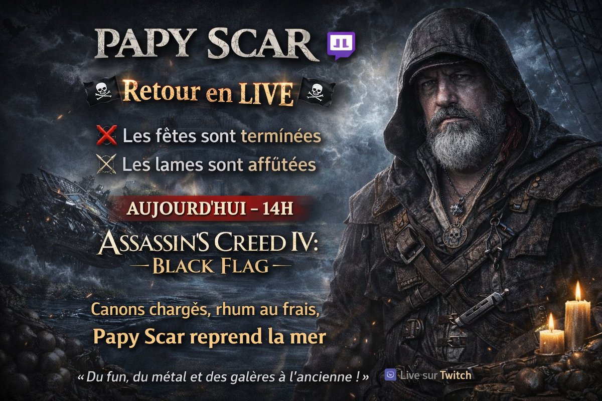 PapyScar's tweet image. twitch.tv/papy_scar