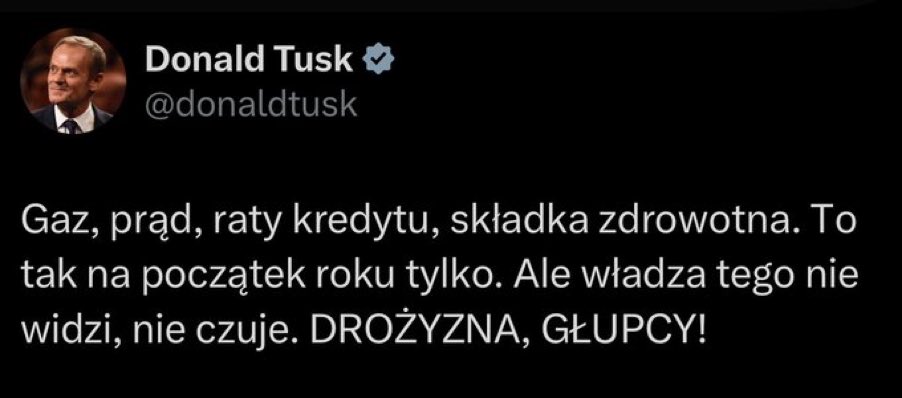 Waldema51723109's tweet image. JAK TERAZ WYGLĄDASZ KŁAMCO SAMEMU PODNOSZĄC WSZYSTKIE OPŁATY W GÓRĘ W 2026 ROKU ‼️‼️‼️‼️‼️‼️‼️‼️‼️‼️‼️HIPOKRYTA ‼️‼️‼️‼️‼️‼️